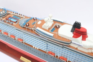 Modèle de bateau en bois Queen Elizabeth, décoration écologique pour la maison par MS, artisanat de haute qualité, cadeau original, prix imbattable - Product Image 3