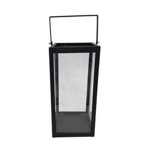 Farol estilo dorado para la sala de estar del hogar y la mesa de boda, iluminación decorativa de suelo, farol de metal. - Product Image 2