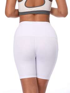 Shorts de sport pour femmes de haute qualité, shorts de compression pour la gym et le yoga, shorts unis pour filles - Product Image 4
