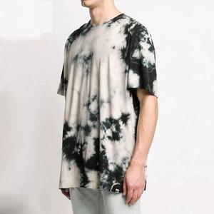 High Quality Men Acid Wash T Shirt Manufacturer Custom Printed Oversized Short Sleeve Solid Color Casual Wear Breathable Cotton - Product Image 3
