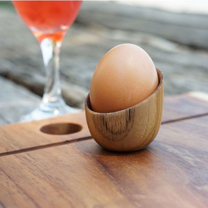 Wooden <b>Egg</b> Cup Natural Wood <b>Egg</b> Holder Bowl Kitchen Breakfast <b>Egg</b> Serving Cup Mini Wooden Bowl Tableware Decor - Product Image 1