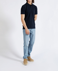 Nouvelle Arrivée 2025 – Polo Homme à Manches Longues avec Épaules Tombantes et Rayures, 100% Coton, Coupe Ample, Personnalisable Numérique - Product Image 2