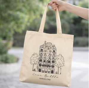 ถุงช้อปปิ้งผ้าฝ้าย 100% คุณภาพสูง ปรับแต่งได้ ทันสมัย พิมพ์ลายตามสั่ง ใช้ซ้ำได้ เป็นมิตรกับสิ่งแวดล้อม - Product Image 2