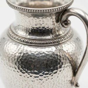 Handmade Brass & Stainless Steel Flower <b>Vase</b> (28cm) for Home Decor Hotels Weddings-<b>Unique</b> Hammered Design - Product Image 3