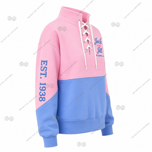 เสื้อสเวตเชิ้ตคอเต่าปักลายสีสันตัดกันแบบผูกเชือกสำหรับผู้หญิงจากแบรนด์ Jack And Jill Of America Inc. รุ่น Greek Apparel ขายส่ง - Product Image 2