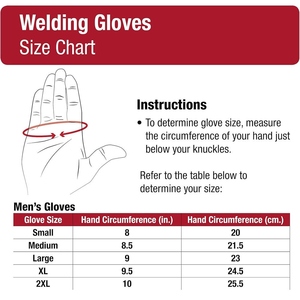 Nouvelles gants de soudage en cuir de vachette renforcé, résistants à la chaleur et aux étincelles, pour la lutte contre les incendies et le barbecue - Product Image 6