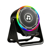 Haut-parleur de bureau A3 RGB avec son 360° °   Support de téléphone rotatif, haut-parleur audio sans fil, lumière LED colorée, base stable, lecteur de musique OEM