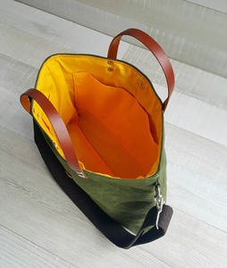 Leather <b>Canvas</b> <b>Tote</b> Bag Women's Fashion Waterproof Open Embroidery Large Capacity Travel Shopping Shoulder Handbag LCTB-0056 - Product Image 5