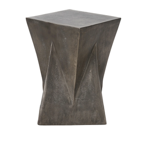 Elegant Durable Design Casted Aluminium Square Side <b>Stool</b> <b>with</b> Bone Inlay Console Classic Metal <b>Table</b> for Living Room Bedroom - Product Image 1
