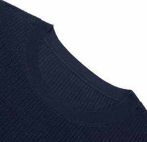 <b>Men's</b> Short Sleeve O-Neck Knitted Sweater Pattern Regular Fit Casual Wear 100% Cotton Sequin Embroidery <b>Animal</b> Print Breathable - Product Image 5