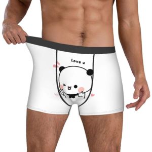 Wholesale Mens Sublimated <b>Boxer</b> Briefs <b>Custom</b> Printed Stretch Underwear Breathable Quick Dry Private Label OEM Manufacturer Bulk - Product Image 1