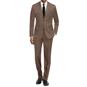 Traje de Dos Piezas para Hombre de Alta Calidad, Corte Entallado, Nuevo Diseño, para Negocios, Oficina, Boda, Novio, Fiesta, Uniforme, Chaqueta Larga y Pantalones - Product Image 3