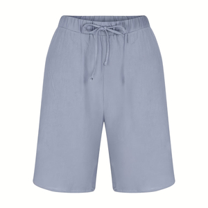 Men Casual Summer <b>Shorts</b> Breathable Woven Cotton Blend Drawstring Loose Fit Elastic Waist Beach Fashion Wholesale unisex <b>Shorts</b> - Product Image 1