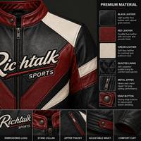 Veste en cuir véritable pour homme, chaude pour l'hiver, écologique, séchage rapide, confortable, respirante, de haute qualité, décontractée, sur mesure, fermeture avant