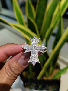 <b>Silver</b> Moissanite T Bar <b>Ring</b> Elegant Luxury Jewellery For <b>Men</b> Fashion Statement <b>Ring</b> Wedding Gift And Everyday Style - Product Image 2