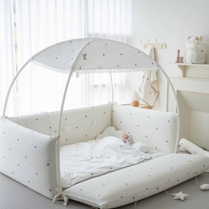 [S.P Company] Newborn Nest Bedding 100% Cotton Baby Bumper <b>Bed</b> with Pigment Embroidery Lolbaby - Product Image 2