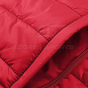 Modern Men Puffer <b>Jacket</b> Quilted Warm Breathable Outerwear Lightweight Winter Fashion Zip up Front Logo Comfortable Street Style - Product Image 3