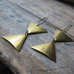 Joyería Artesanal de Latón y Cobre Modelo 85, de Primera Calidad, para Fiestas, Moderna, Ecológica y Exclusiva - Product Image 1