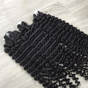 Extensions de cheveux vierges vietnamiens bouclés naturels de luxe de haute qualité pour femmes – Tendance actuelle à prix d'usine en gros - Product Image 3