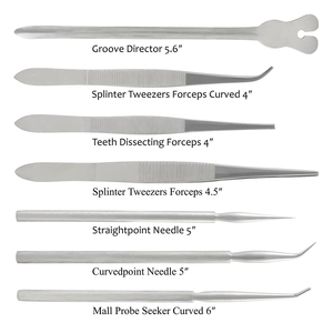 Kit de dissection chirurgical en acier inoxydable pour étudiants en médecine, biologie et médecine vétérinaire, avec pinces manuelles personnalisables, pour laboratoire d'anatomie, réutilisable, Regal Impe - Product Image 4