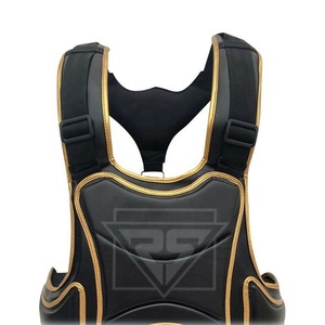 Professional Custom Made RUKHMAL SPORTS RS-5019 <b>Chest</b> Guard with Custom Logo & Color for Muay Thai Kickboxing Karate - Product Image 2