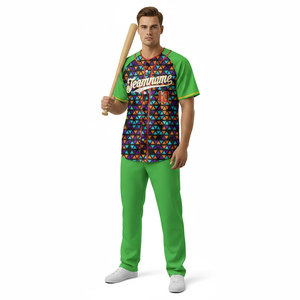 Camiseta de Béisbol Deportiva Personalizada con Botones en Oferta para Hombre y Mujer - Product Image 1