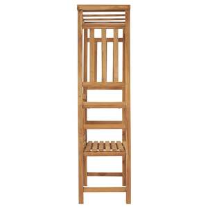 Banco de Jardín de Teca con Acabado Lijado Fino y Resistente al Agua, Accesorio para Gazebo y Pérgola - Product Image 3