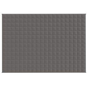 Couverture lestée grise en microfibre de polyester brossé 100 %, taille double - Product Image 3