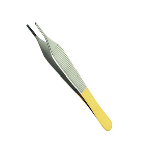 Pinzas Quirúrgicas de Grado General para Tejidos, 1x2 Dientes, 150mm, Acero Inoxidable Alemán, Instrumento Reutilizable para Manipulación de Tejidos - Product Image 5
