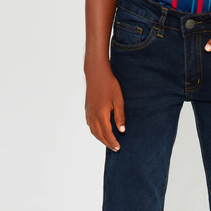 Servicio OEM: Diseño de Jeans Azules Modernos e Informales de Alta Calidad y Duraderos para Niños, con Precios de Fábrica Económicos para Compradores al por Mayor - Product Image 2