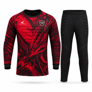 Conjunto de Camiseta de Portero de Fútbol de Manga Larga para Hombre, Sublimación, Corte Atlético, Uniforme de Portero para Adultos - Product Image 4