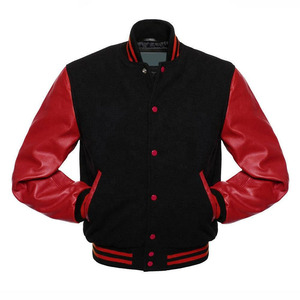 Men's Custom Made High Quality Varsity <b>Jackets</b> Thick Canvas Fabric Stand Collar <b>Winter</b> Season Geometric Hooded 100% Wool - Product Image 6