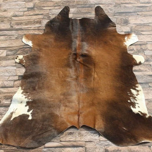 Alfombra de piel de vaca natural, piel auténtica de vaca, alfombra de piel de vaca con pelo suave para sala de estar, dormitorio, decoración del hogar - Product Image 1