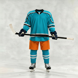 Uniforme de sport professionnel de hockey sur glace, maillot d'équipe personnalisé, vêtements d'entraînement, design athlétique respirant et performant - Product Image 5