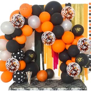 100 Palloncini in Lattice Neri e Arancioni da 12 Pollici per Halloween, Palloncini in Elio Spessi per Matrimoni, Compleanni e Altre Celebrazioni - Product Image 2