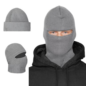 Masque de ski unisexe pour l'hiver, balaclava intégrale, polaire thermique doux, coupe-vent, équipement de snowboard et de ski - Product Image 6