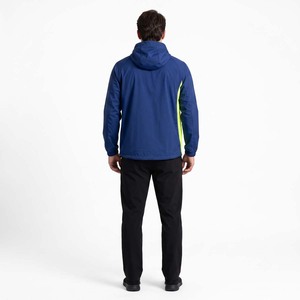 Chaqueta Anorak Cortavientos Transpirable con Capucha para Hombre, Personalizable con Logotipo, Impermeable, Ligera, con Media Cremallera, de Microfelpa Suave - Product Image 2