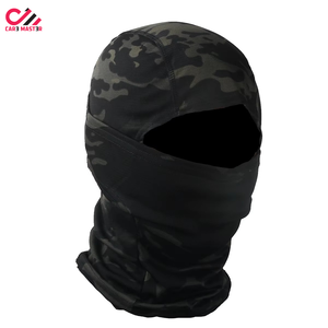 High Quality Custom Striped Full Face Ski <b>Mask</b> Breathable 3-Hole Balaclava Hat for Sports & Fishing Knitted Balaclava - Product Image 4