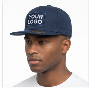 Gorra Snapback Personalizada con Visera Plana y Logotipo Bordado, Gorra de Béisbol con Visera Plana, Gorra Estructurada de Algodón al por Mayor OEM 2026 - Product Image 1