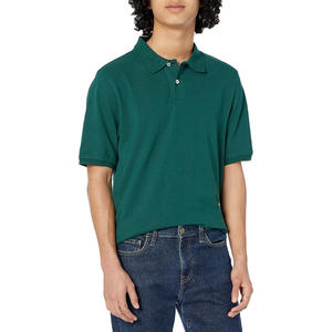 Camiseta Polo Clásica para Hombre, Tejido de Punto Suave, Cierre de Botones, Estilo Casual Elegante para Uso Casual de Negocios y al Aire Libre - Product Image 1