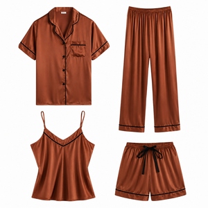 Conjunto de Pijama Casual de Verano para Mujer, 100% Algodón Transpirable, Logotipo Frontal, Servicio OEM, Precio al por Mayor, Nueva Llegada - Product Image 6