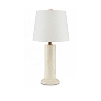 Lampes de table en incrustation d'os luxueuses du milieu du siècle sculptées à la main lampe d'angle de chevet de bureau pour cadeaux de mariage ou décoration intérieure