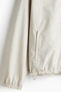 Échantillon de fabrication Veste coupe-vent à capuche coupe-vent imperméable de haute qualité avec fermeture éclair complète pour hommes - Product Image 3