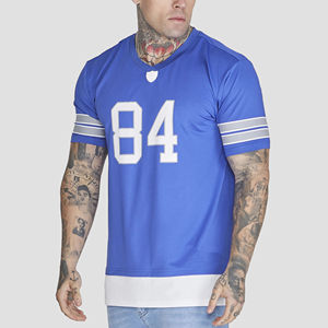 T-shirt pour homme en coton 100% pur 300 GSM avec logo personnalisé, motif imprimé, couleur unie, coupe ample, style décontracté - Product Image 1