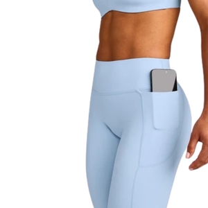 <b>Women's</b> High Waist Pocket <b>Leggings</b> Custom Stretch Fitness Yoga Pants Tummy Control Workout Activewear Running Gym Sportswear - Product Image 3