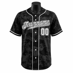Maillot de baseball 100% polyester en taille adulte, maillot personnalisé, couleur unie, maillot de baseball pour équipe sportive, design personnalisé, maillot de softball - Product Image 1