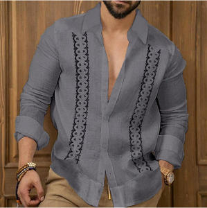 Chemise Hawaïenne Homme Printemps-Été à Manches Courtes, Coupe Oversize, Imprimé Personnalisé, Idéale Plage - Product Image 3