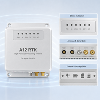 Récepteur GPS RTK GNSS A12 4G Haute Précision Multi-Fréquence Triple Constellation Terminal de Positionnement Double Antenne Tracker IP67