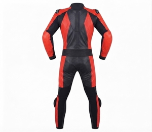 ชุดแข่งรถมอเตอร์ไซค์สำหรับผู้ชาย Ramaha Professional Track Racing Suit/Traje ตัดเย็บตามสั่ง ทำจากหนังวัว/หนังจิงโจ้ พร้อมระบบป้องกันระดับ 2 - Product Image 2