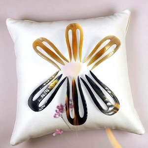 Épingle à cheveux en corne de buffle, étanche, écologique, faite à la main, forme naturelle, accessoire moderne, mariage pour femmes de l'Uttar Pradesh F S - Product Image 3